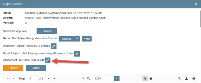 Approval Workflow - Edit Attachment
